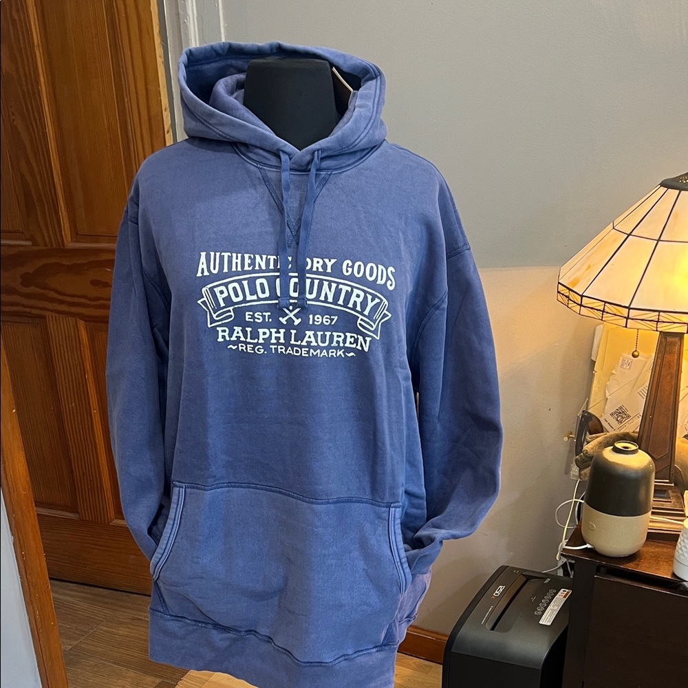 Ralph Lauren Men's Polo Country Blue Hoodie